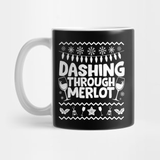 Dashing Through Merlot Mug